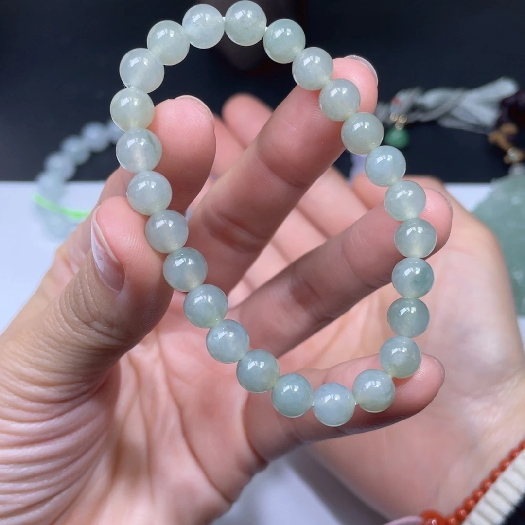 翡翠手链未镶嵌手串