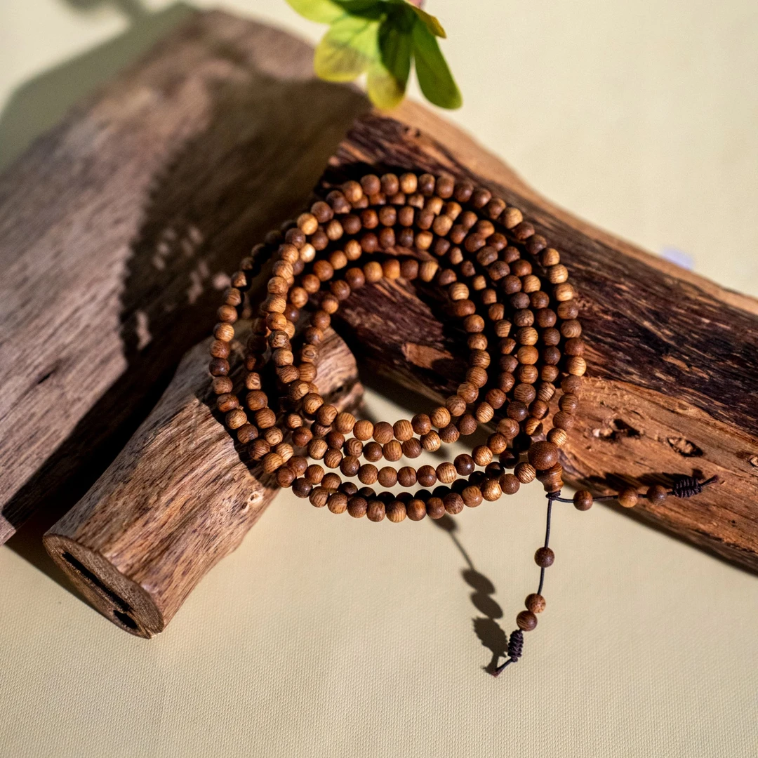 沉香【江苏工美专属】天然野芽庄糖结多圈沉香手串-565*0508