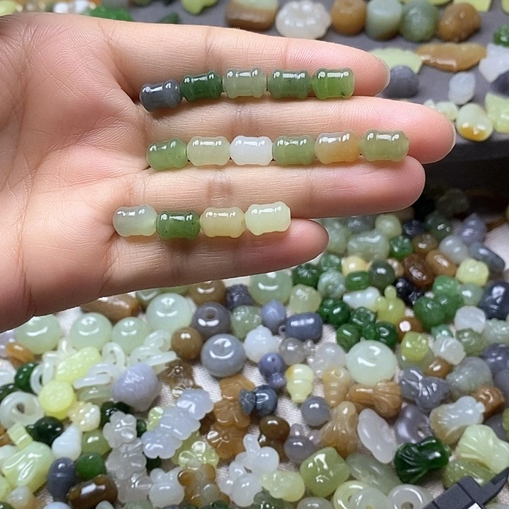 未镶嵌和田玉挂件小竹节19.9一个多样性发其一