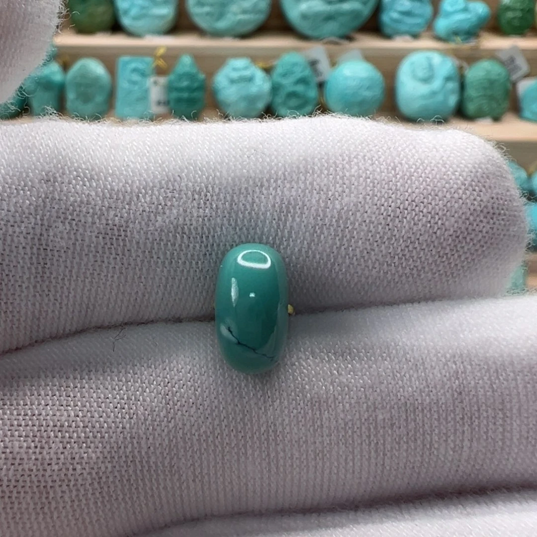 未镶嵌绿松石鼓珠9.5mm