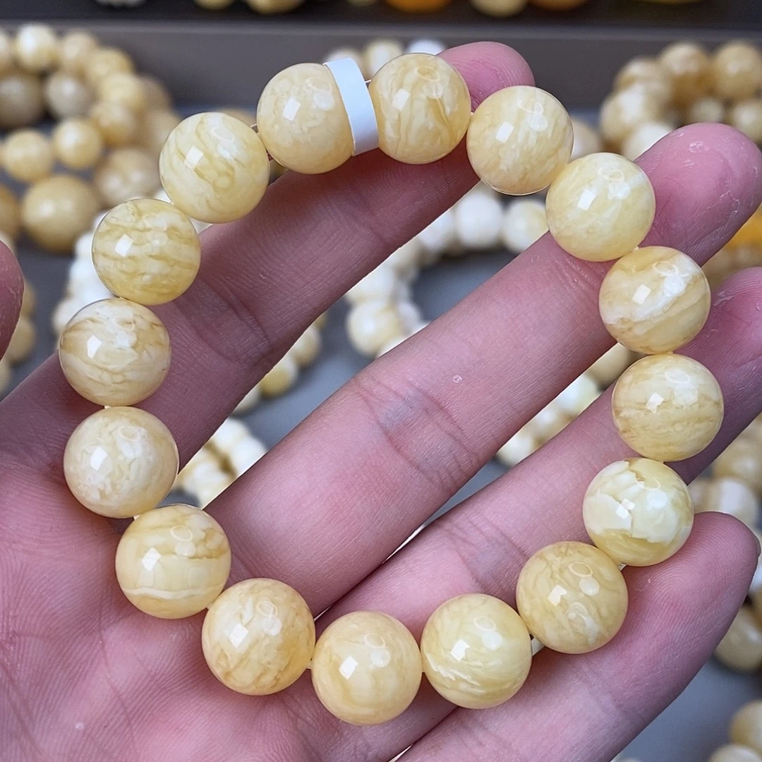 蜜蜡未镶嵌珠宝奇石12mm➕ 18.3g