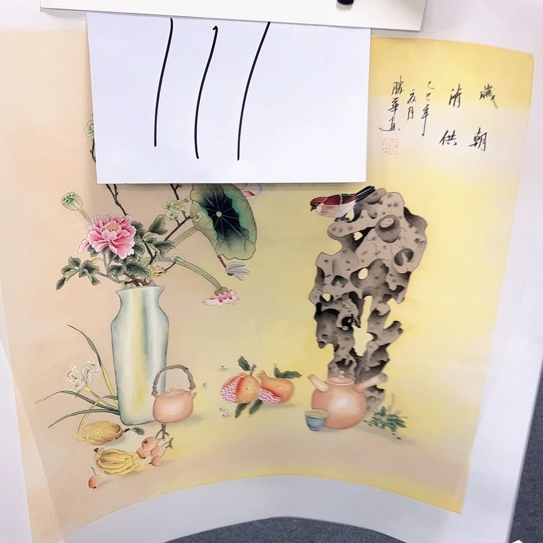 国画国画老师手绘作品