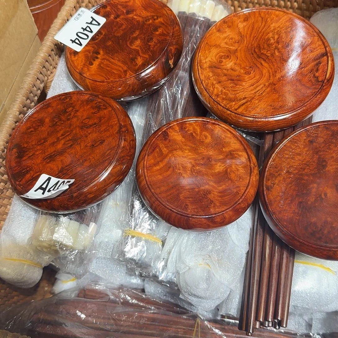 大果紫檀（缅甸花梨）留疤底座