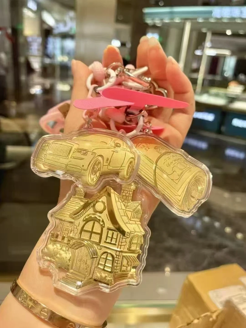 水贝Hellokitty猫钥匙扣999包包挂件手机链送女友520礼物卡通可爱