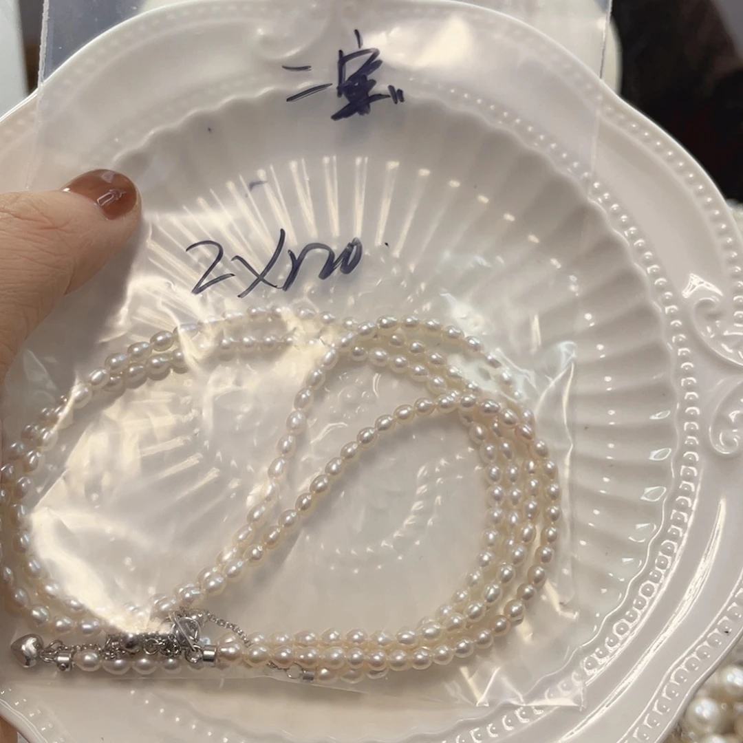 媛****颈饰银S925镶嵌淡水珍珠