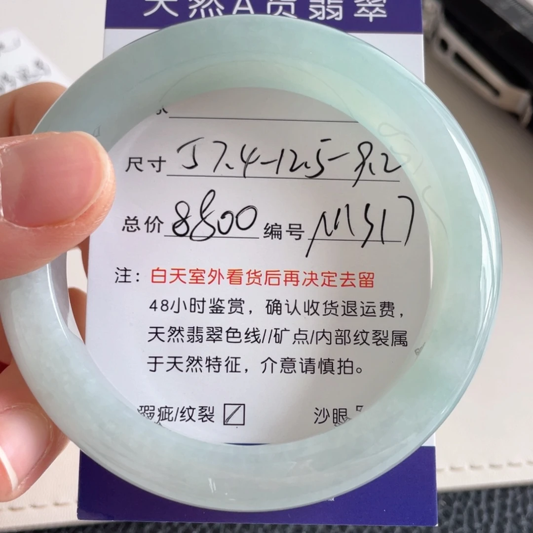 未镶嵌手镯翡翠翡翠