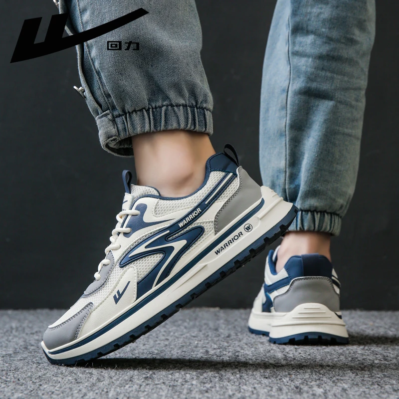 回力男鞋官方正版2025新款夏季透气网面鞋百搭男士开车休闲潮鞋男