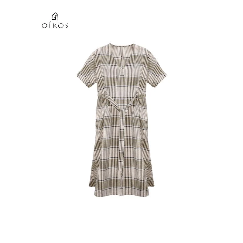 OIKOS女装时尚气质百搭修身连衣裙5G26D3191