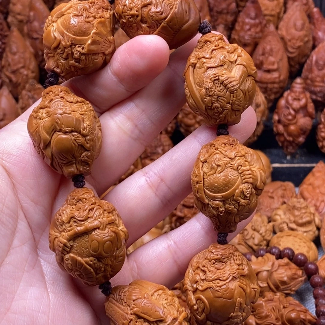 咯***咯手串/手链橄榄核核雕