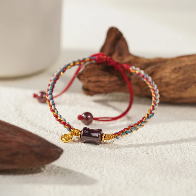 天然辰砂【护安】朱砂手绳（天然珠宝多样性发其一）