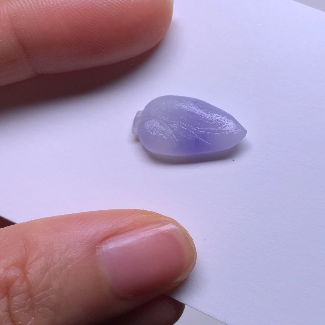 定制翡翠未镶嵌缅甸翡翠A货叶子