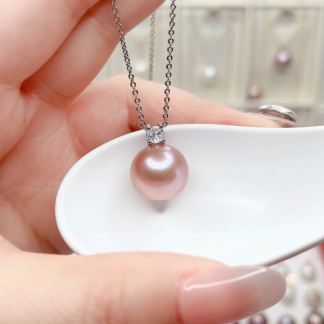 淡水珍珠吊坠(赠链)合金