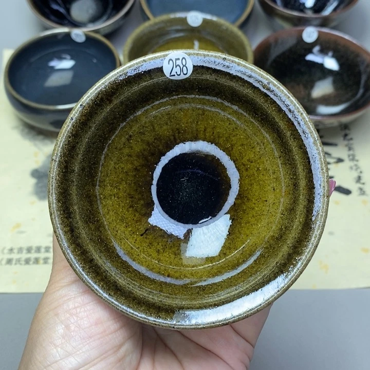 茶盏建窑建盏主人杯