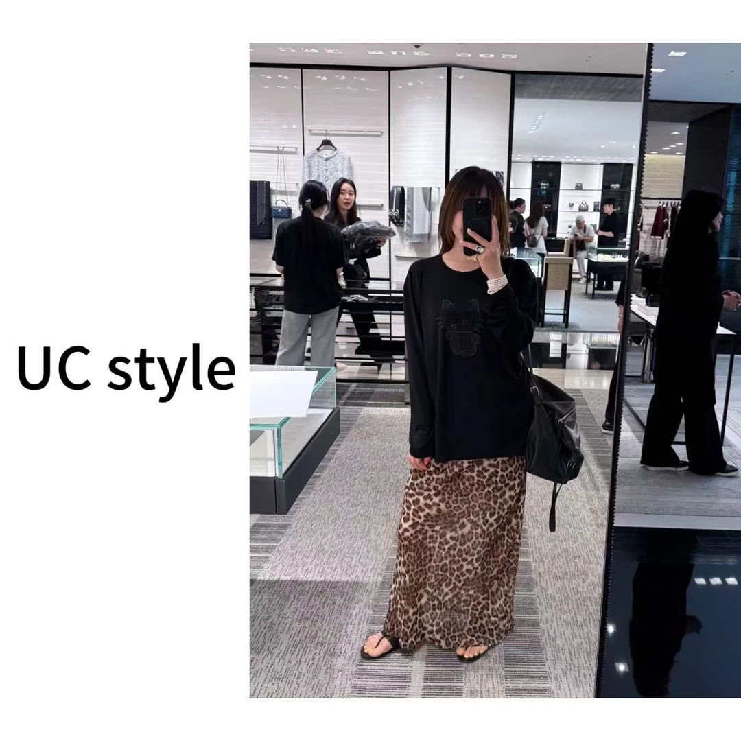 【UC STYLE】A8680简约凯蒂圆领T恤主播穿S码