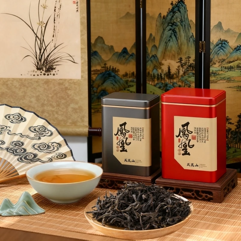 潮州凤凰单丛茶叶蜜兰香鸭屎香潮汕功夫茶单枞蜜韵甜雅醇厚回甘