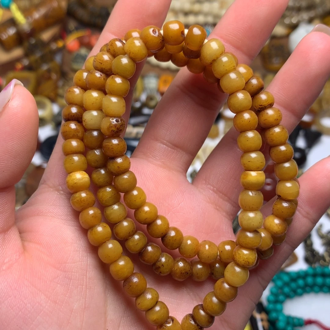 橄榄核手串/手链喜马拉雅艺术品