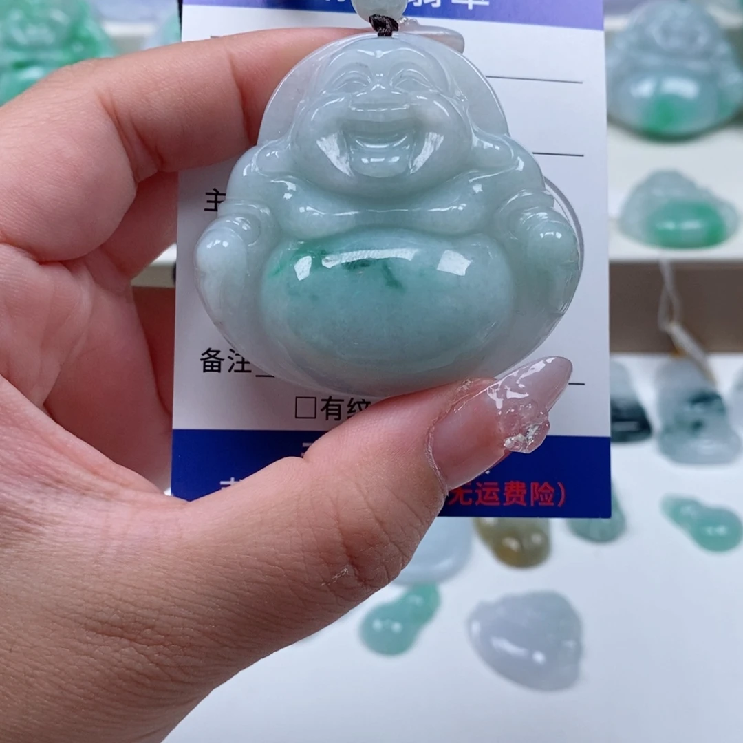 颈饰未镶嵌翡翠天然翡翠