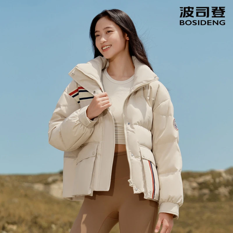 波司登年新款秋冬季宽松时尚运动保暖加厚潮流羽绒服外套女士