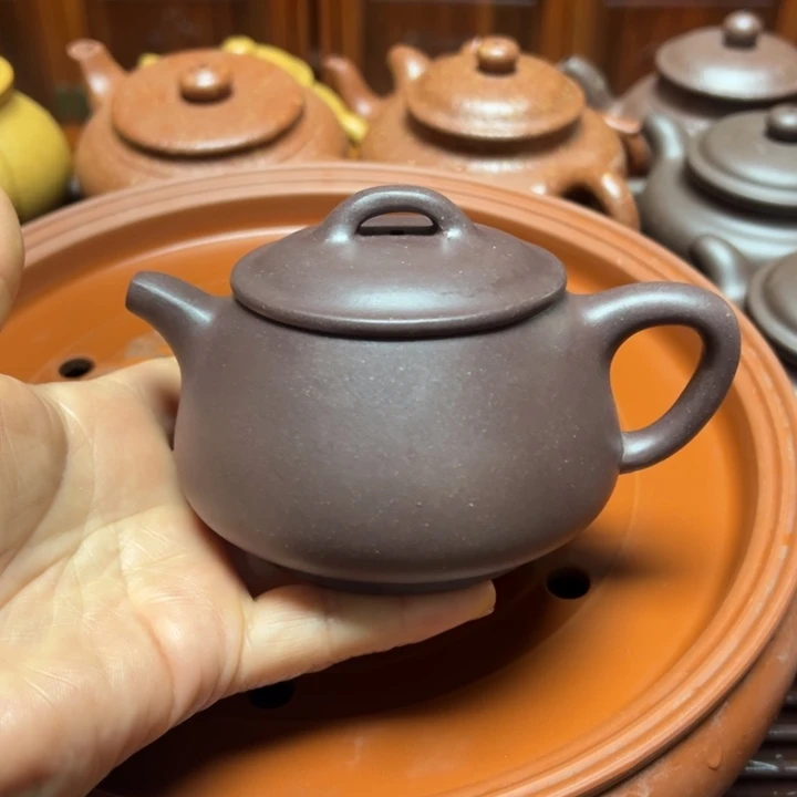 茶壶紫砂宜兴原矿紫罗兰