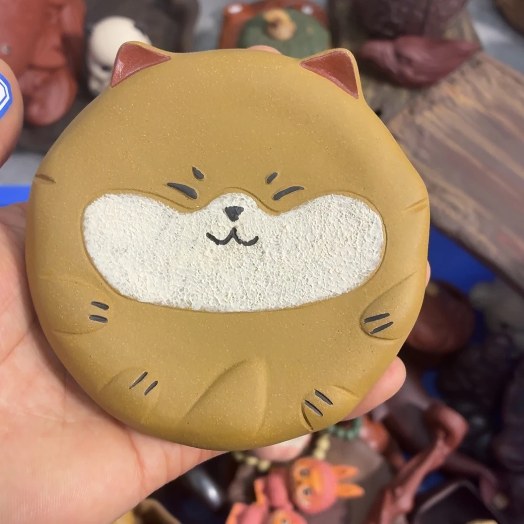 茶杯紫砂放漏放漏放大漏了