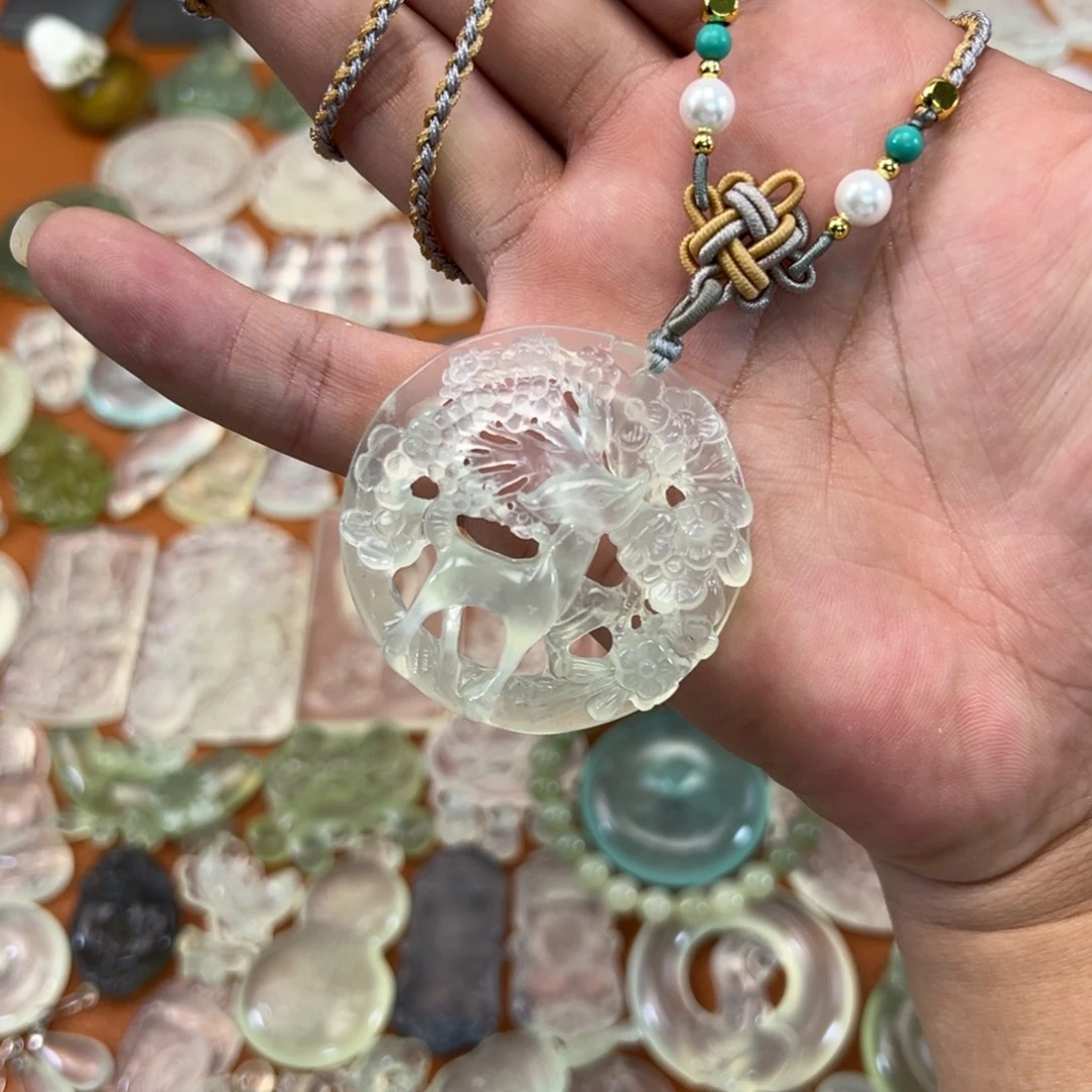 蛇纹石玉未镶嵌多样性随机发一