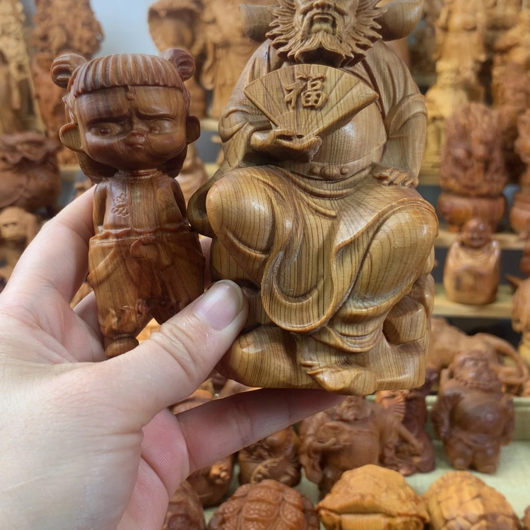 柏木（崖柏）一物一拍魁哥和哪吒