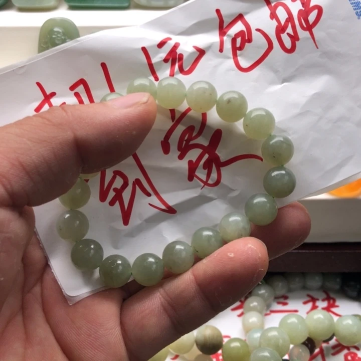 手链未镶嵌和田玉（糖玉）