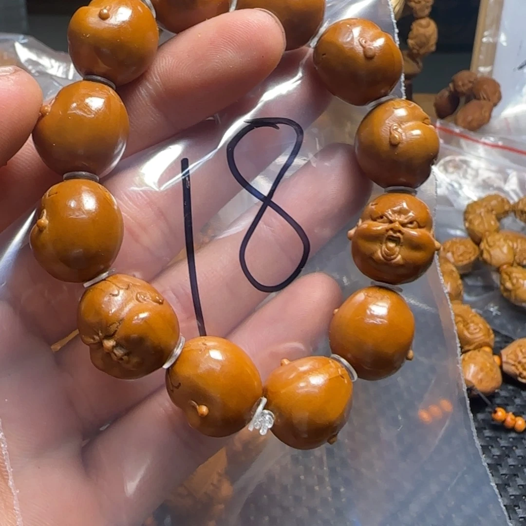 橄榄核手串/手链爱***熊福利手串