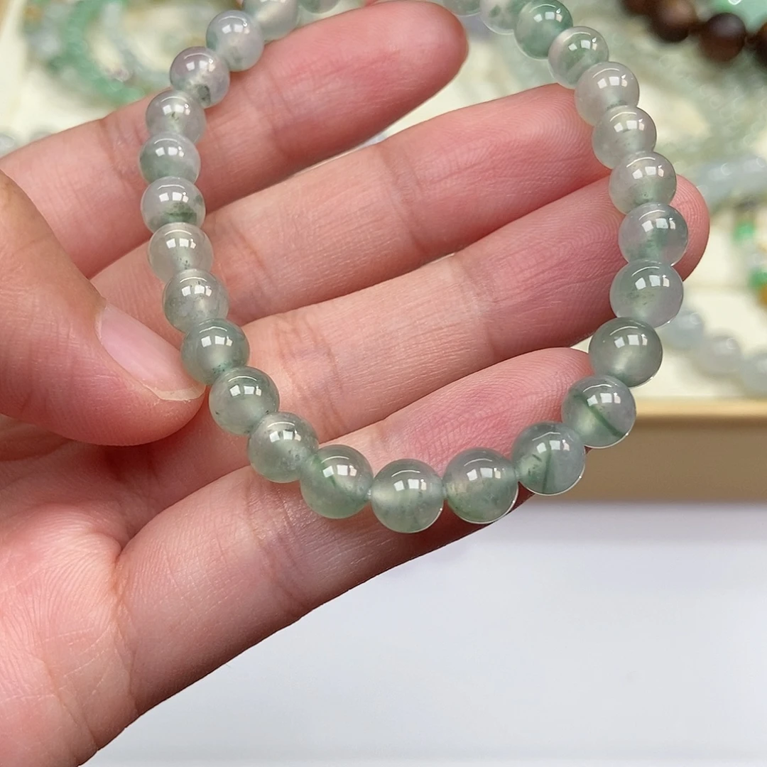 未镶嵌手链翡翠卡6.5