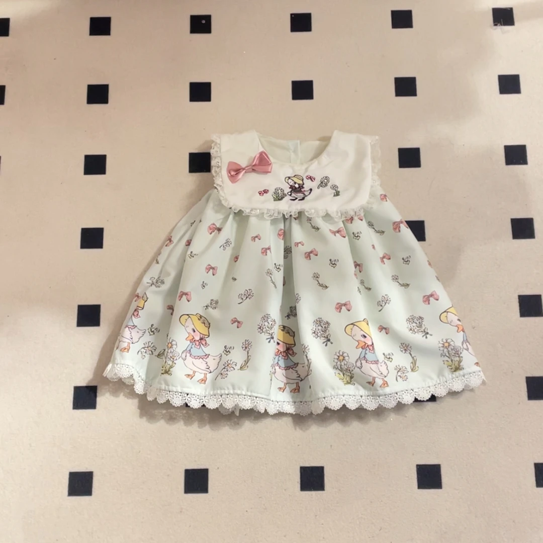 女童洛丽塔夏款冰淇凌色系可爱女童连衣裙