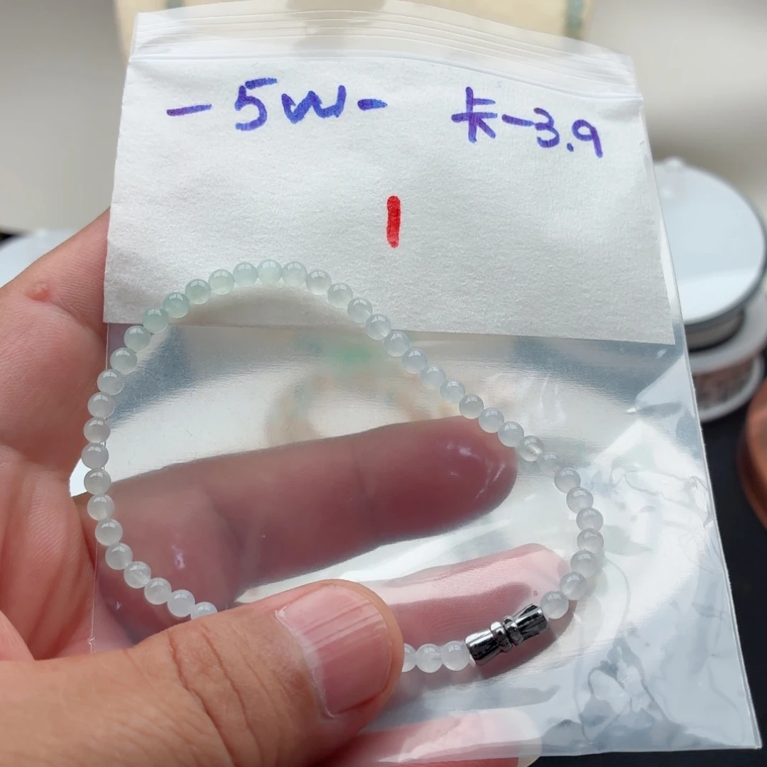 定制翡翠未镶嵌翡翠珠链