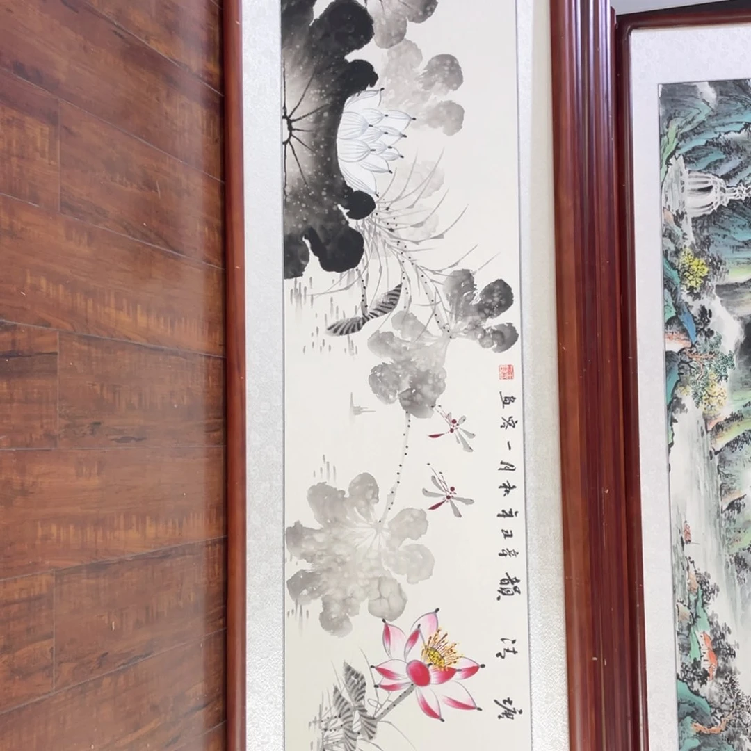 国画带框尺寸48*163厘米