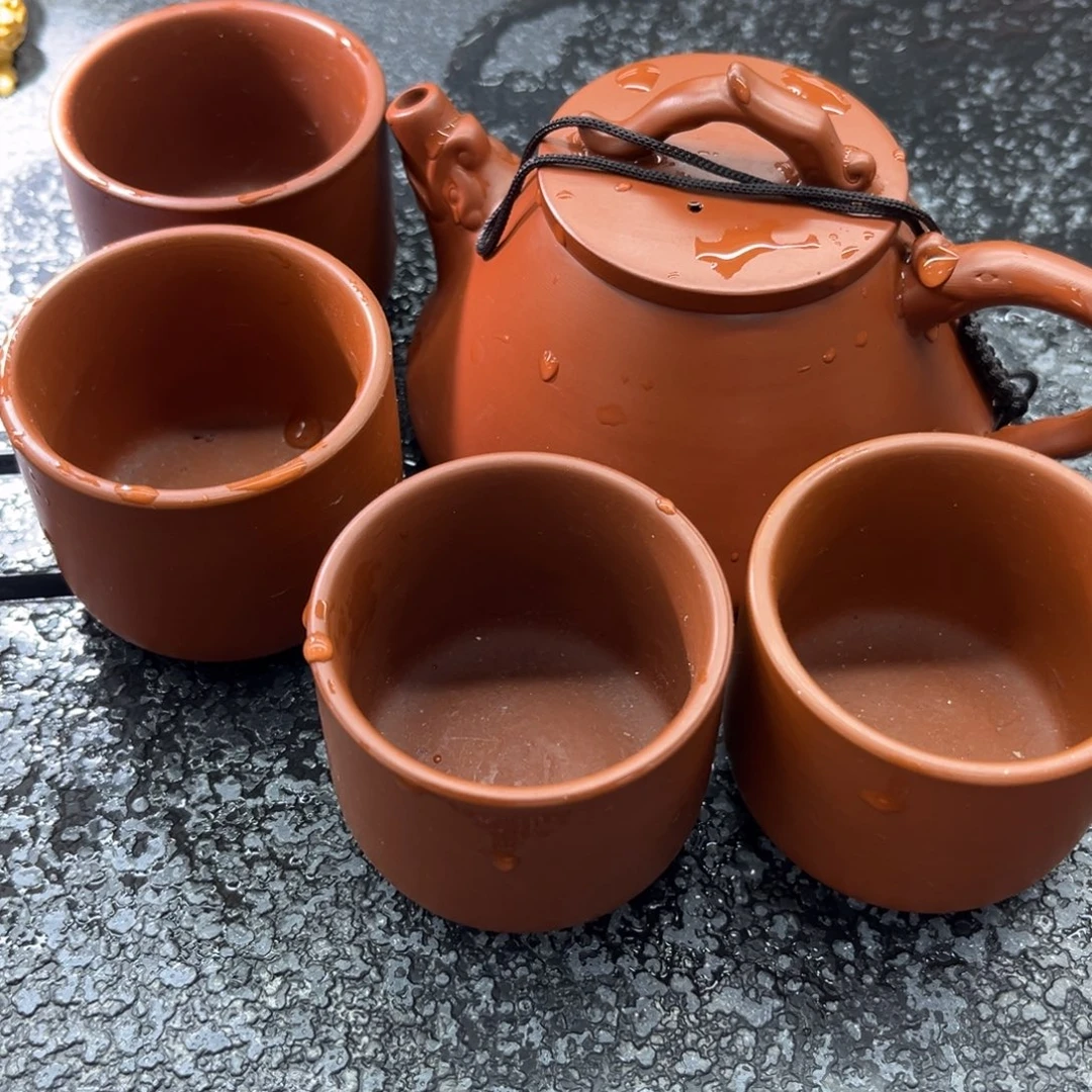 茶壶紫砂紫砂壶4杯