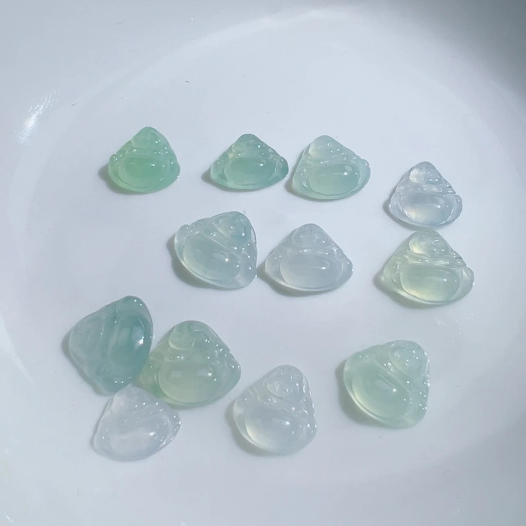 翡翠散珠冰佛一个 多样性发货