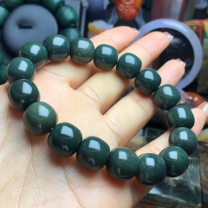 硅化玉未镶嵌手串