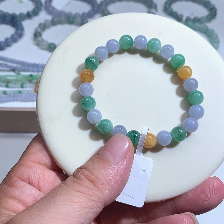 翡翠未镶嵌手链19