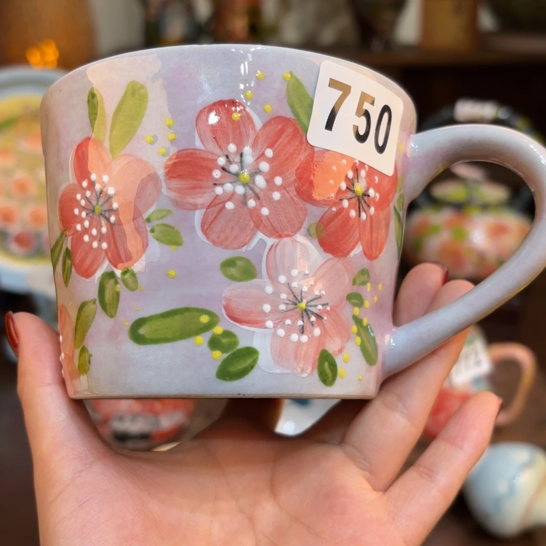 景德镇手绘高温釉下彩陶瓷茶具