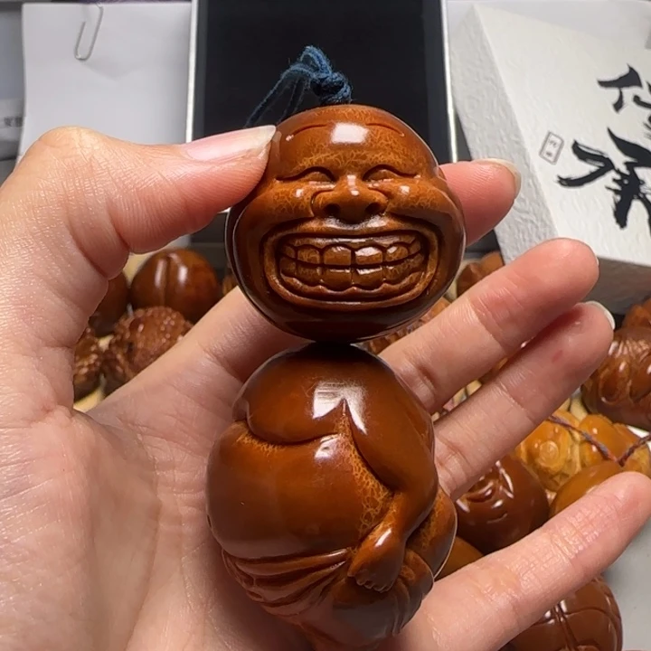 囍***儿手串/手链橄榄核橄榄核核雕