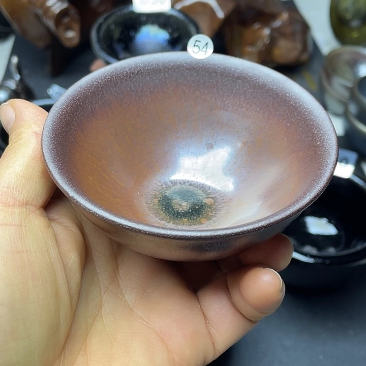 茶盏柴烧建盏高铁胎微下54