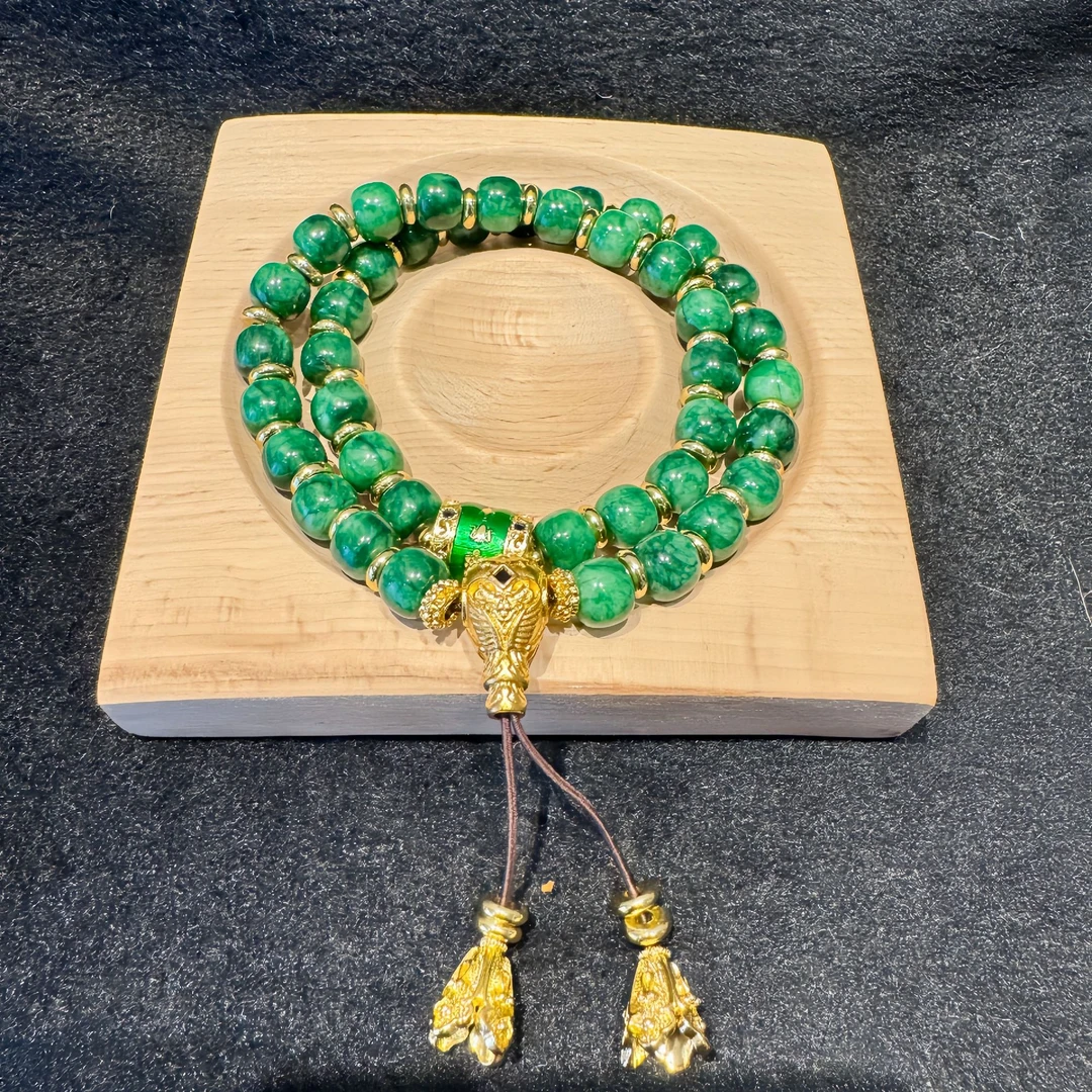 合金亚克力手链 小青健健平平手链