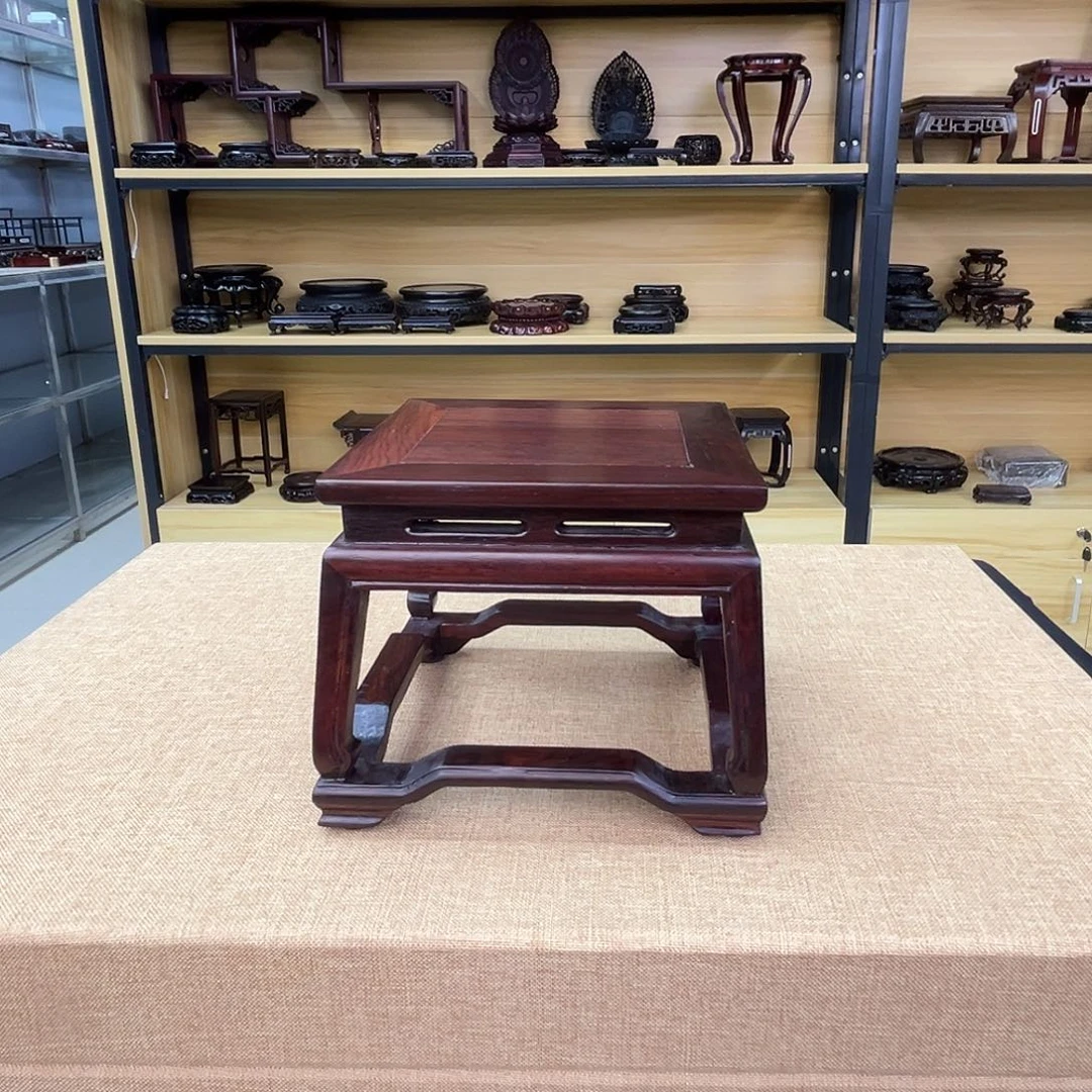 交趾黄檀（大红酸枝）正方几11/11/9厘米