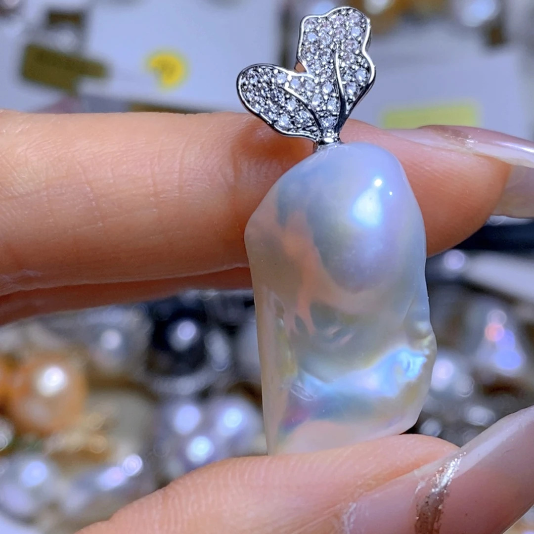 未镶嵌淡水珍珠吊坠