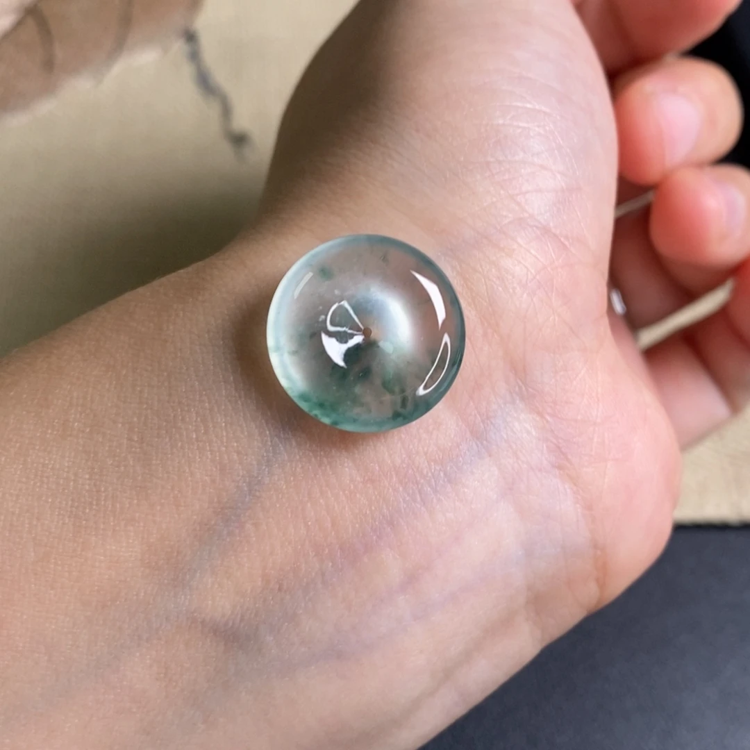 翡翠未镶嵌颈饰扣子18.7-4.6