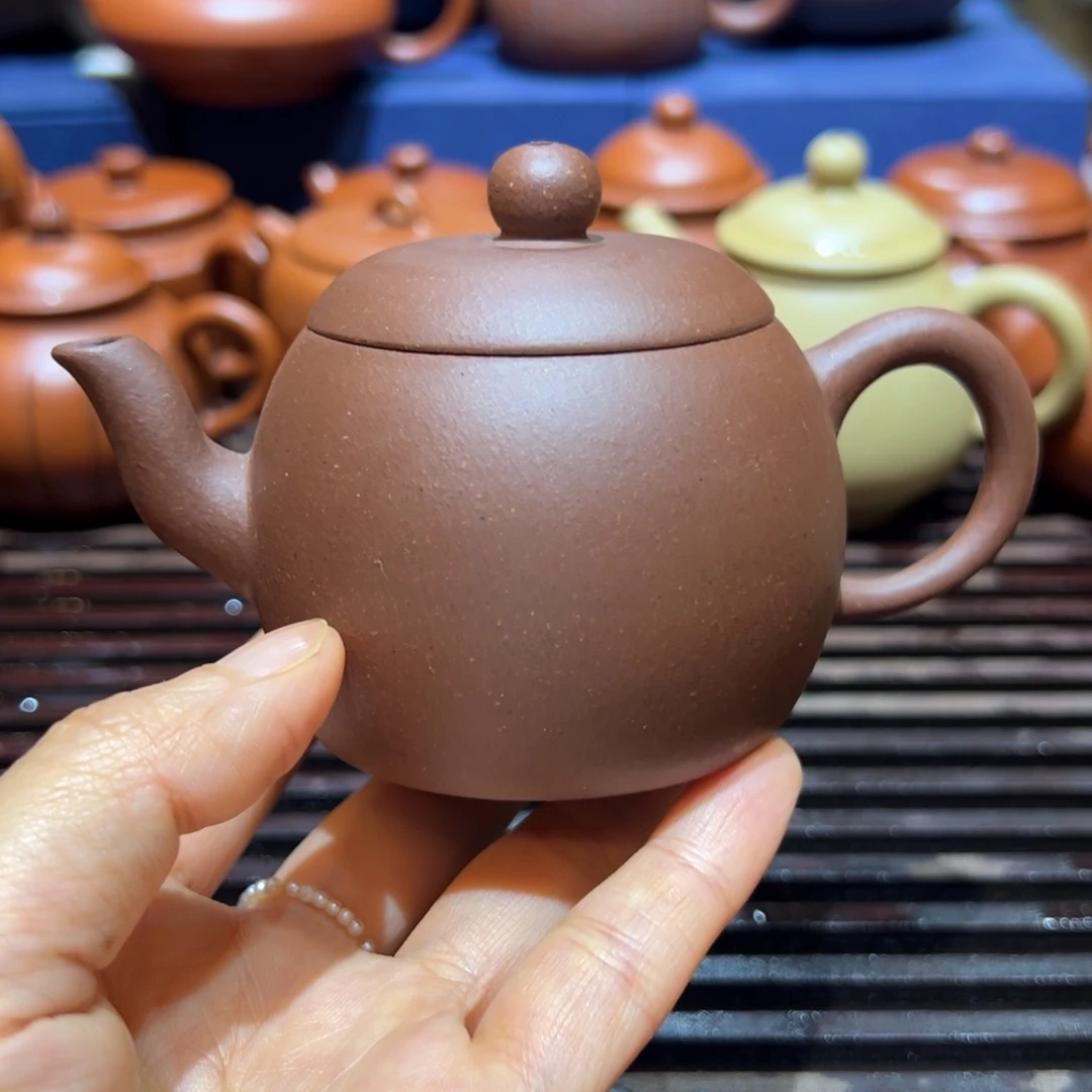 紫砂公道杯九十年代紫泥小品100cc