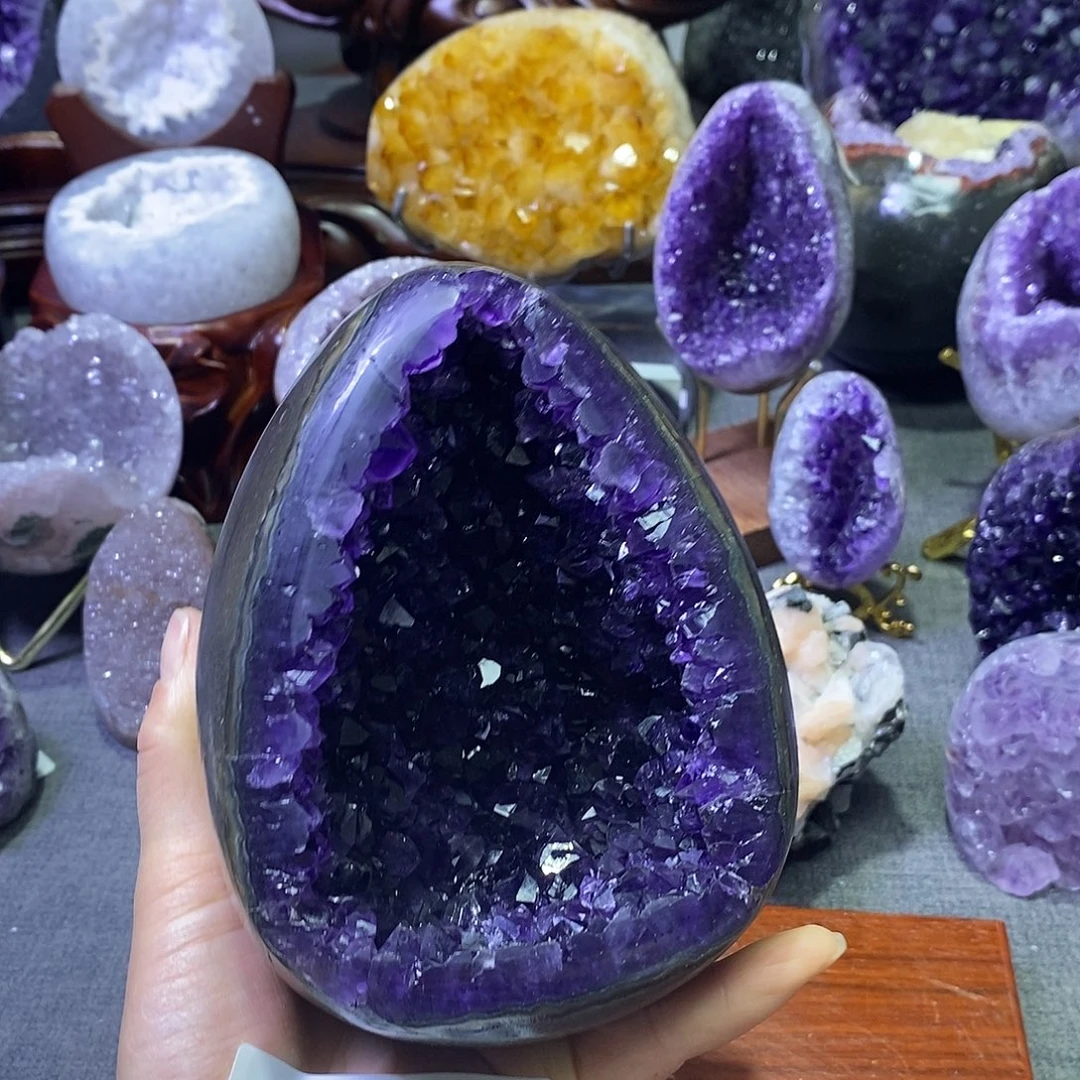 未镶嵌珠宝半成品紫晶