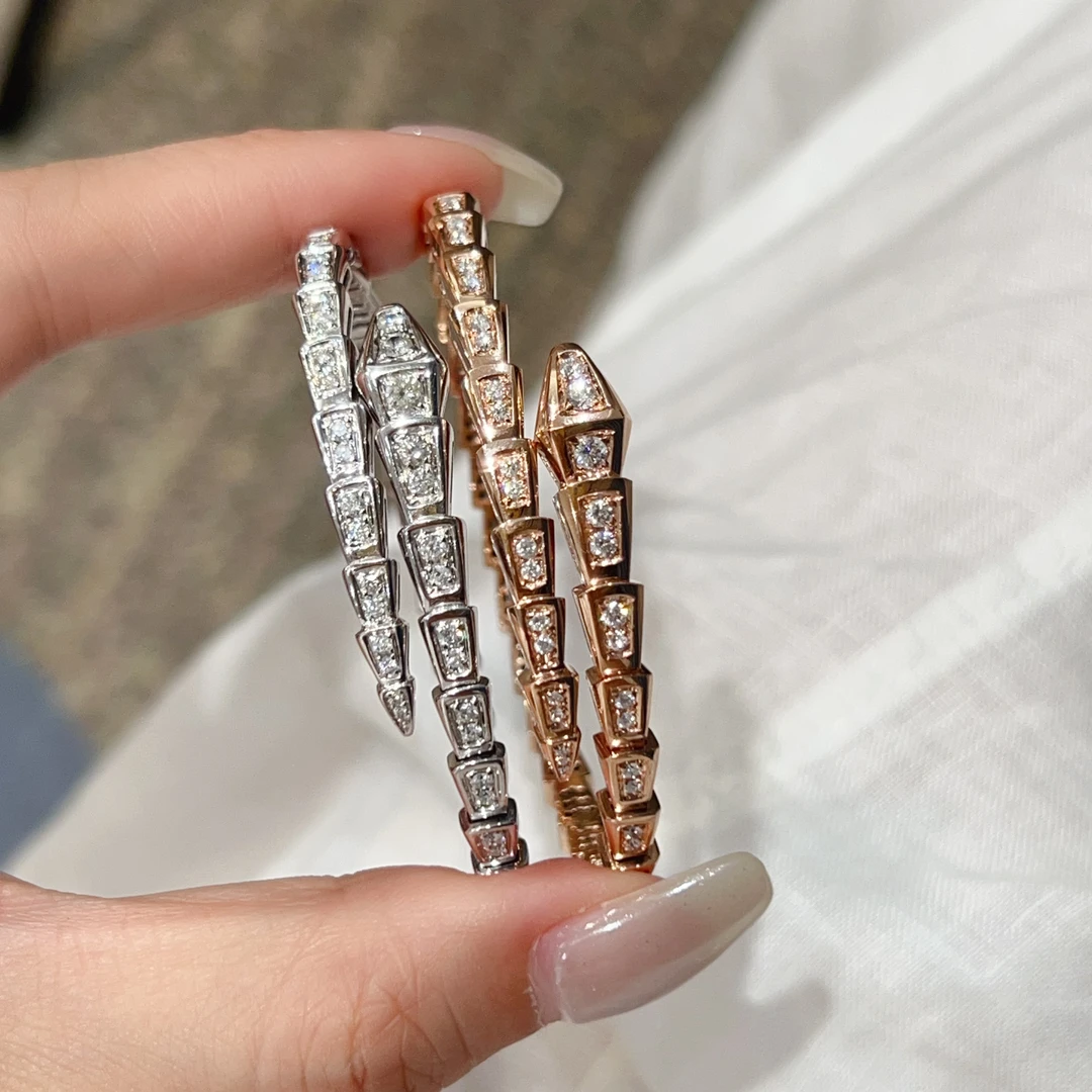 18k金蛇手镯多样性发其一