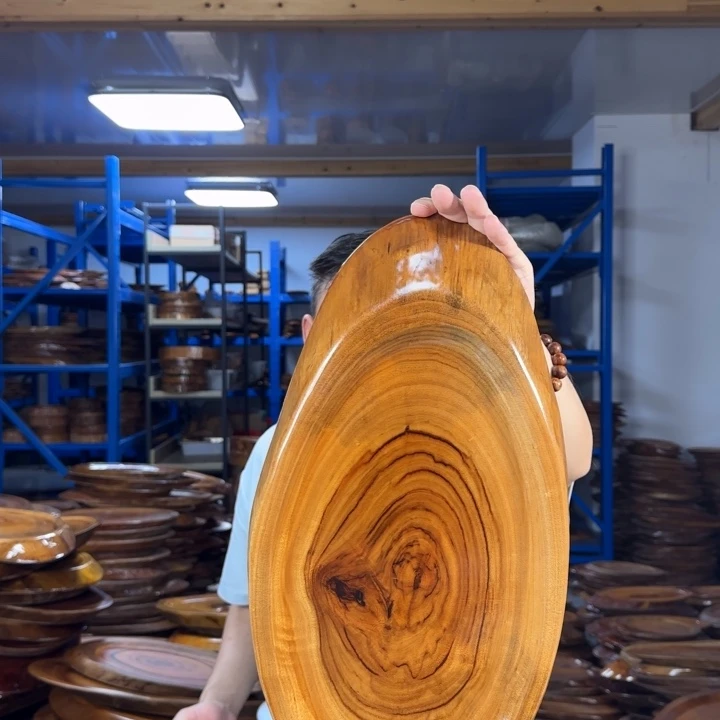 香樟木茶盘实木45*23