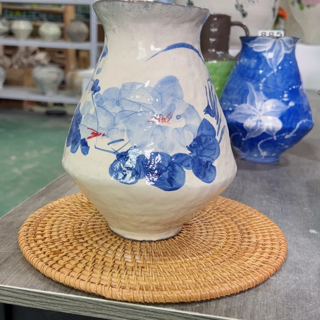 红陶口8高20无孔