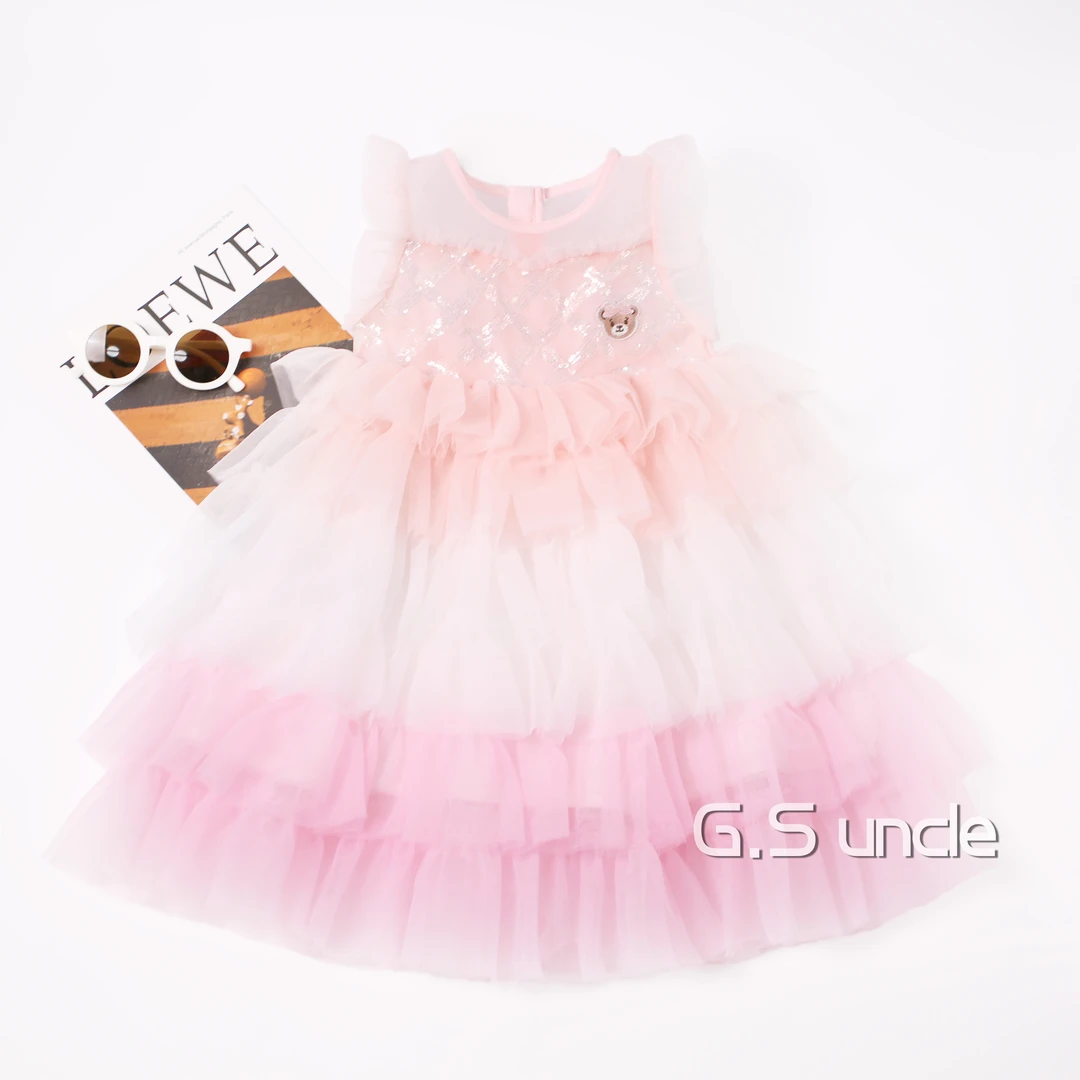 【蜜桃泡芙】B194女宝夏季裙子百搭洋气公主裙