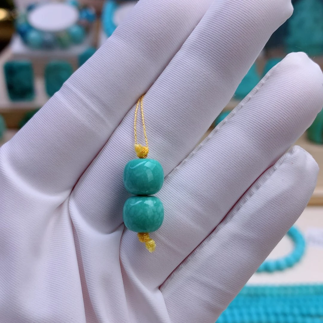 绿松石未镶嵌挂件